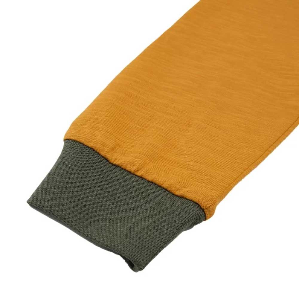 بلوز آستین بلند پسرانه مدل Great outdoor  طرحدار  نارنجی