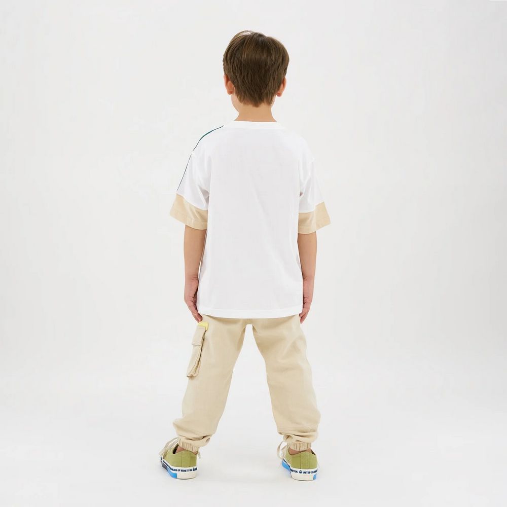 تیشرت پسرانه مدل Super Skater سفید