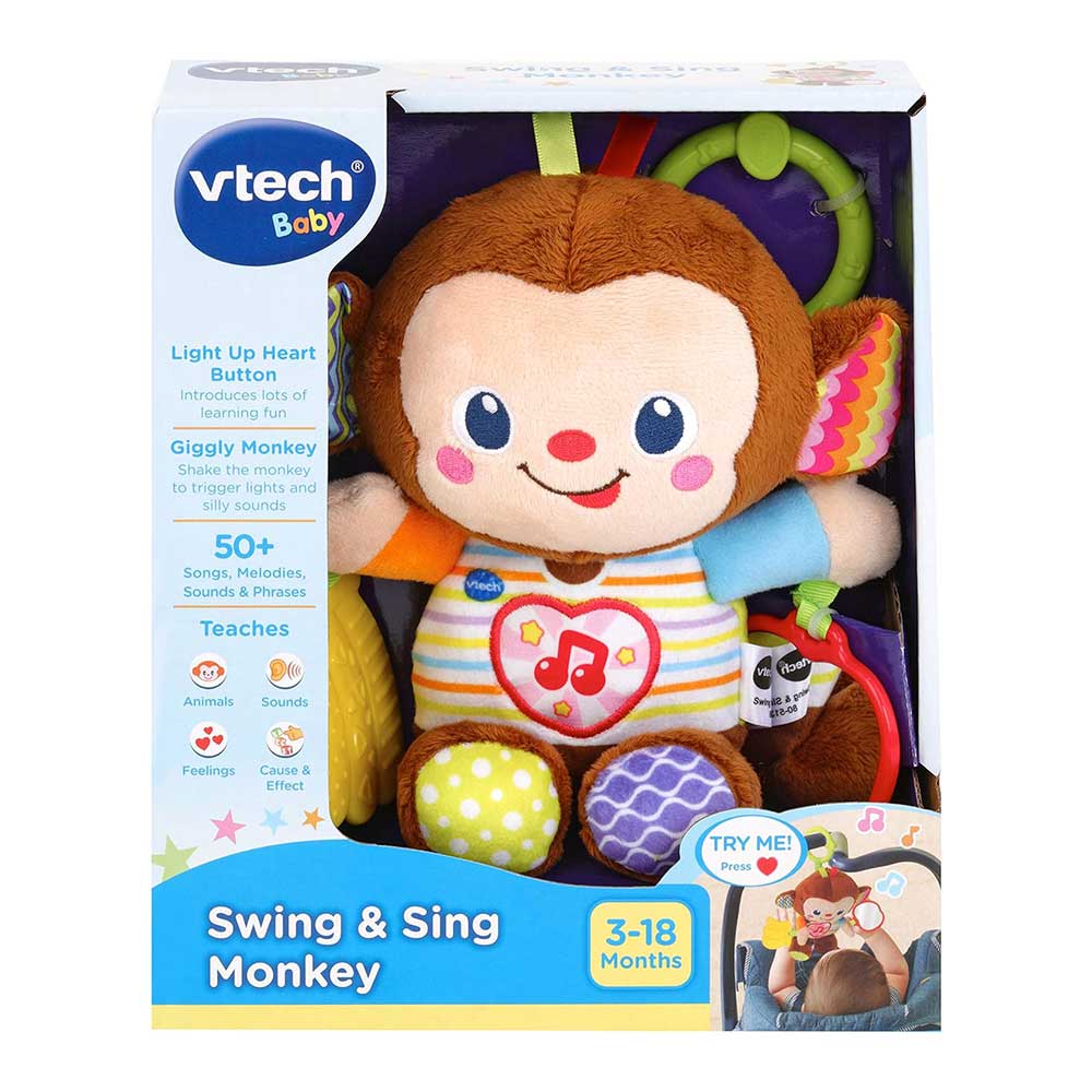 آویز کریر دندانگیر مدل Swing & Sing Monkey