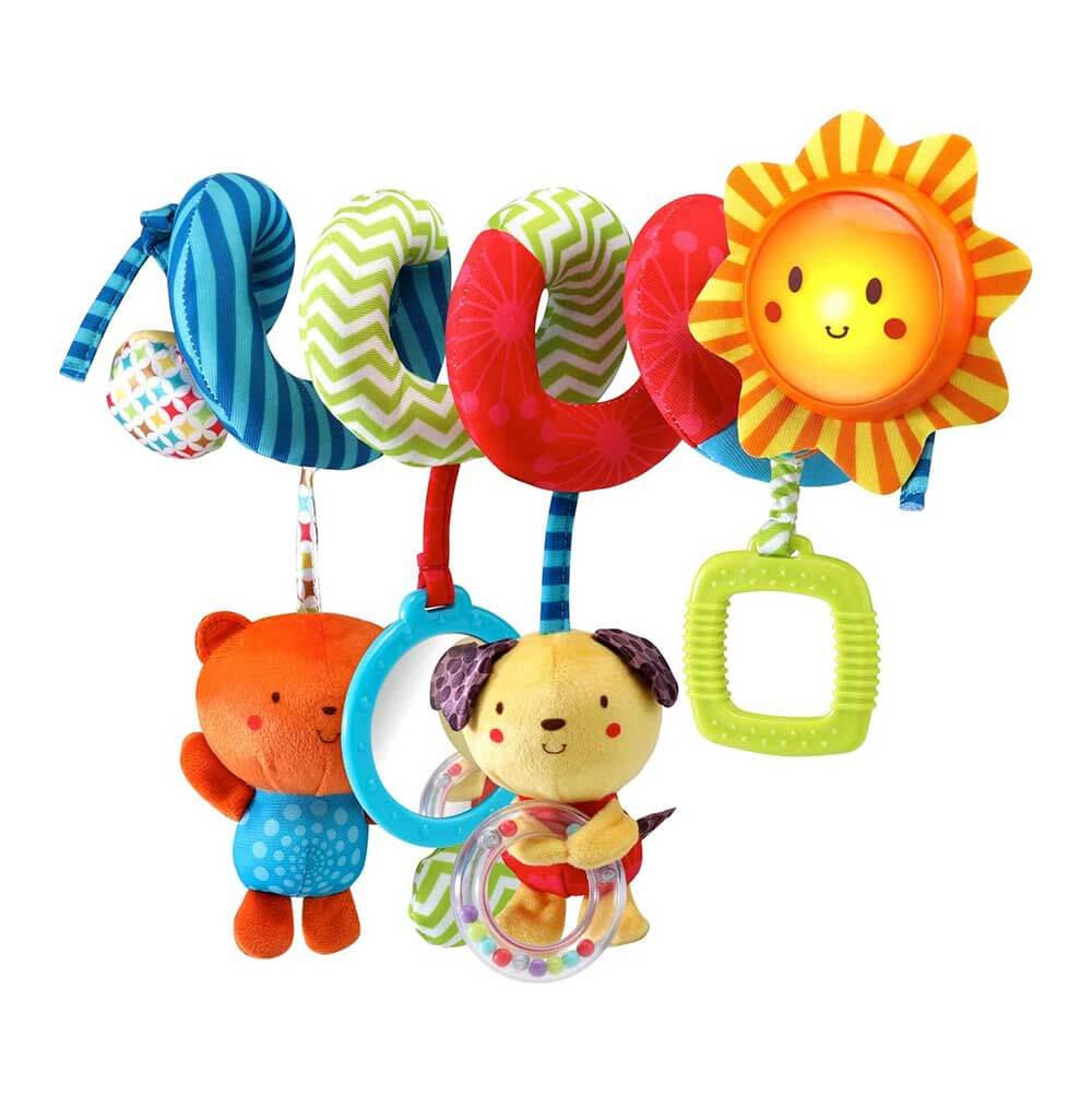 آویز کریر موزیکال طرح خورشید مارپیچ مدل Sunny Days