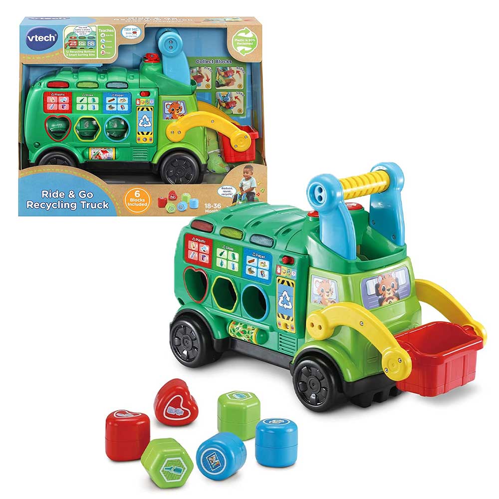 کامیون بازیافت موزیکال مدل Recycling Truck