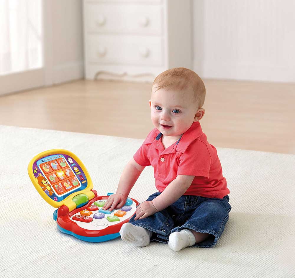لپ تاپ زرد آموزشی مدل Baby's Laptop