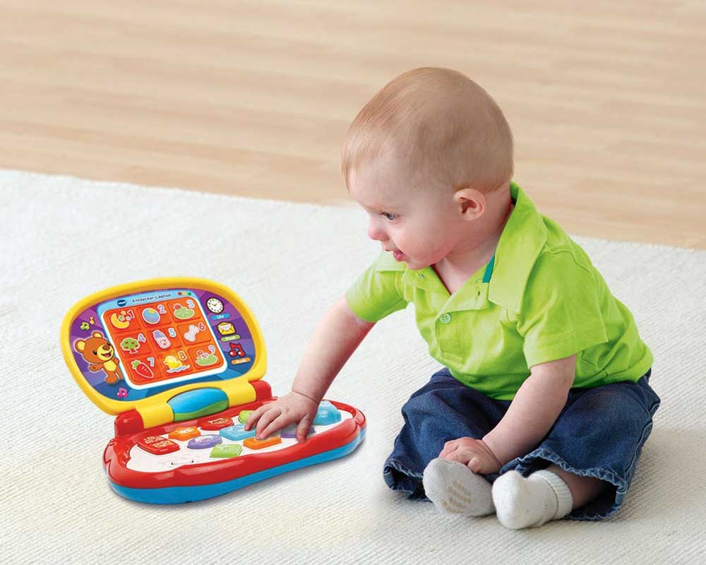 لپ تاپ زرد آموزشی مدل Baby's Laptop