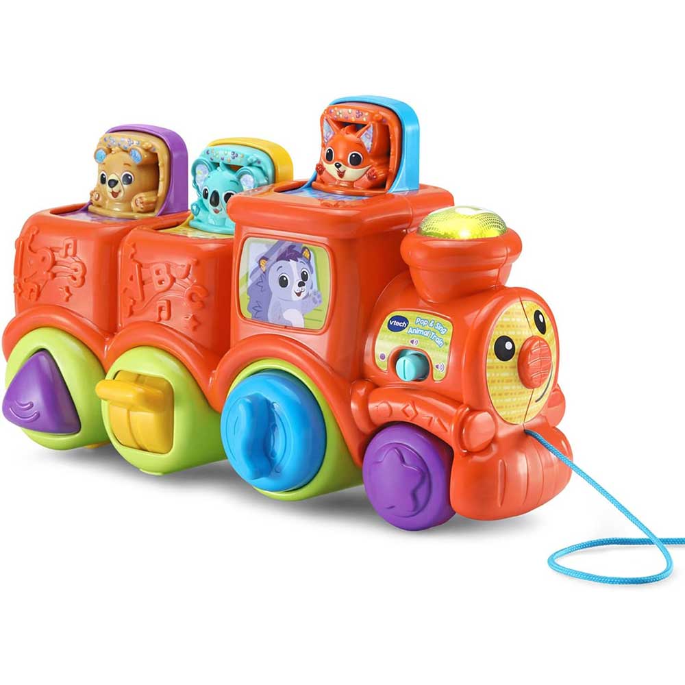 قطار کشیدنی آموزشی مدل Pop & Sing Animal Train