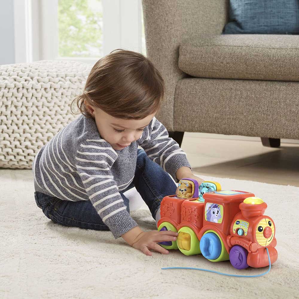 قطار کشیدنی آموزشی مدل Pop & Sing Animal Train