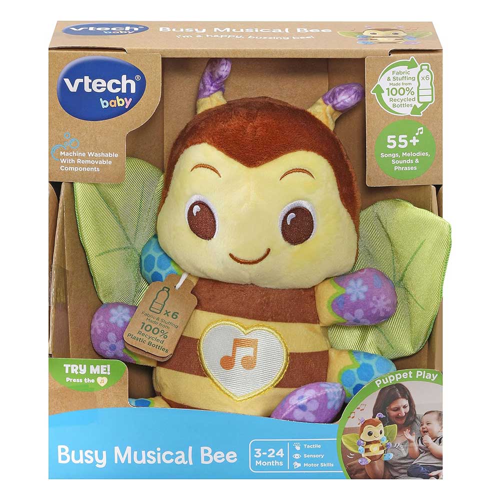 عروسک موزیکال زنبور مدل Busy Musical Bee