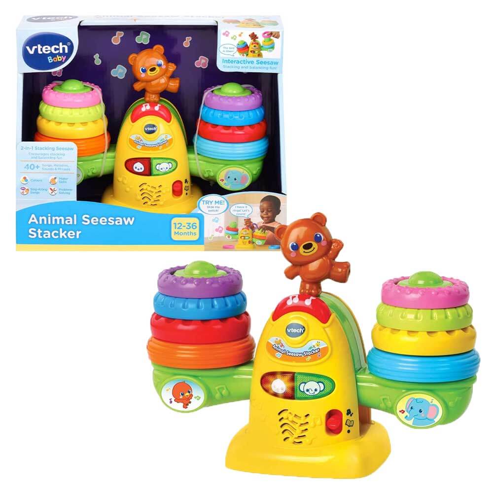 ترازوی آموزشی موزیکال مدل Animal Seesaw Stacker