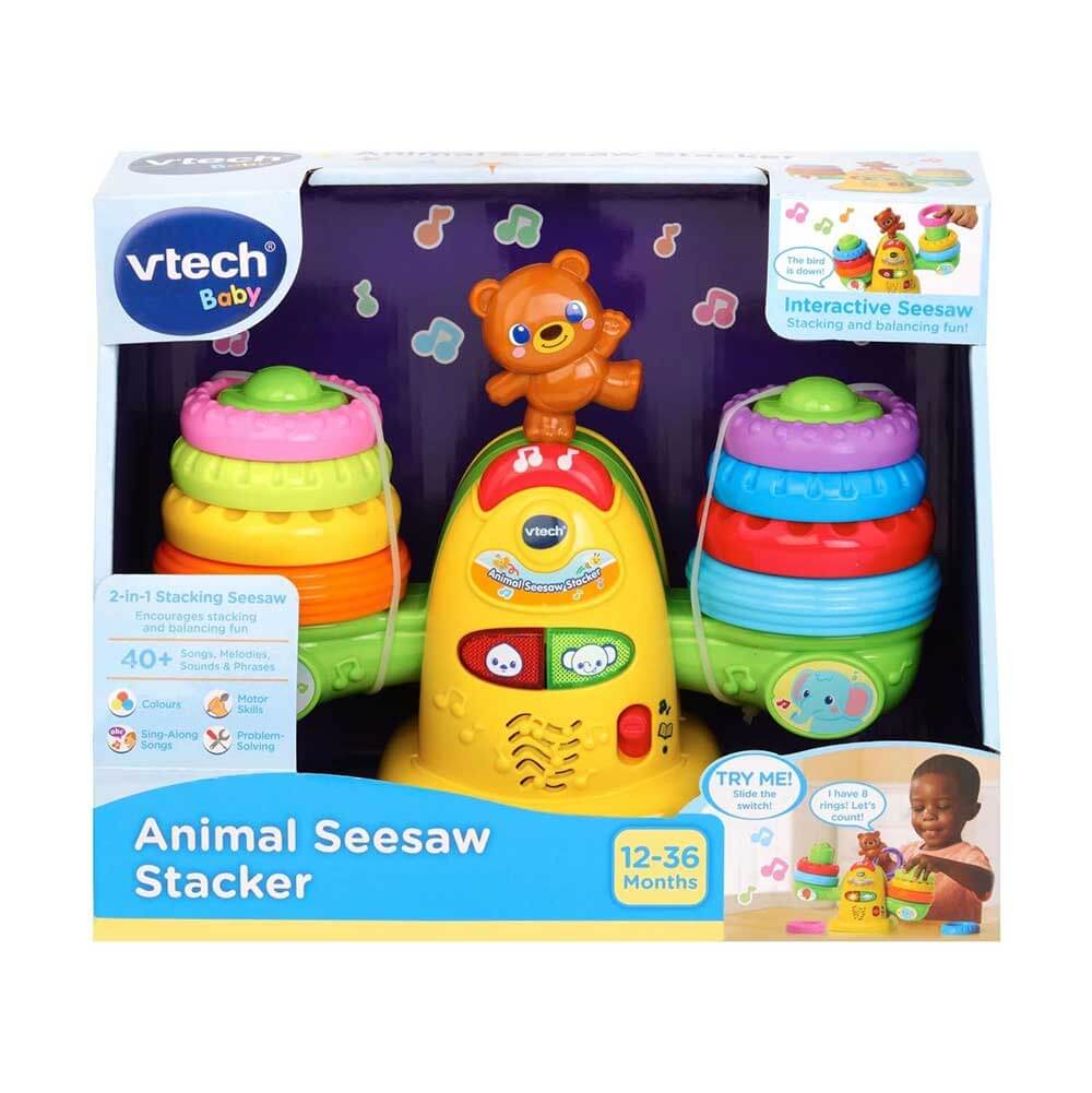 ترازوی آموزشی موزیکال مدل Animal Seesaw Stacker