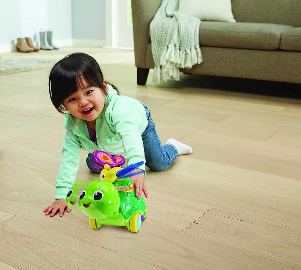 واکر لاکپشت موزیکال 2 در 1 مدل Push & Discover Turtle