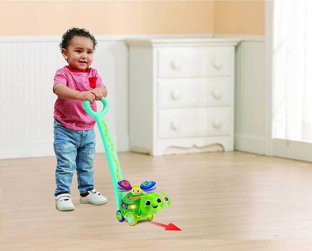 واکر لاکپشت موزیکال 2 در 1 مدل Push & Discover Turtle